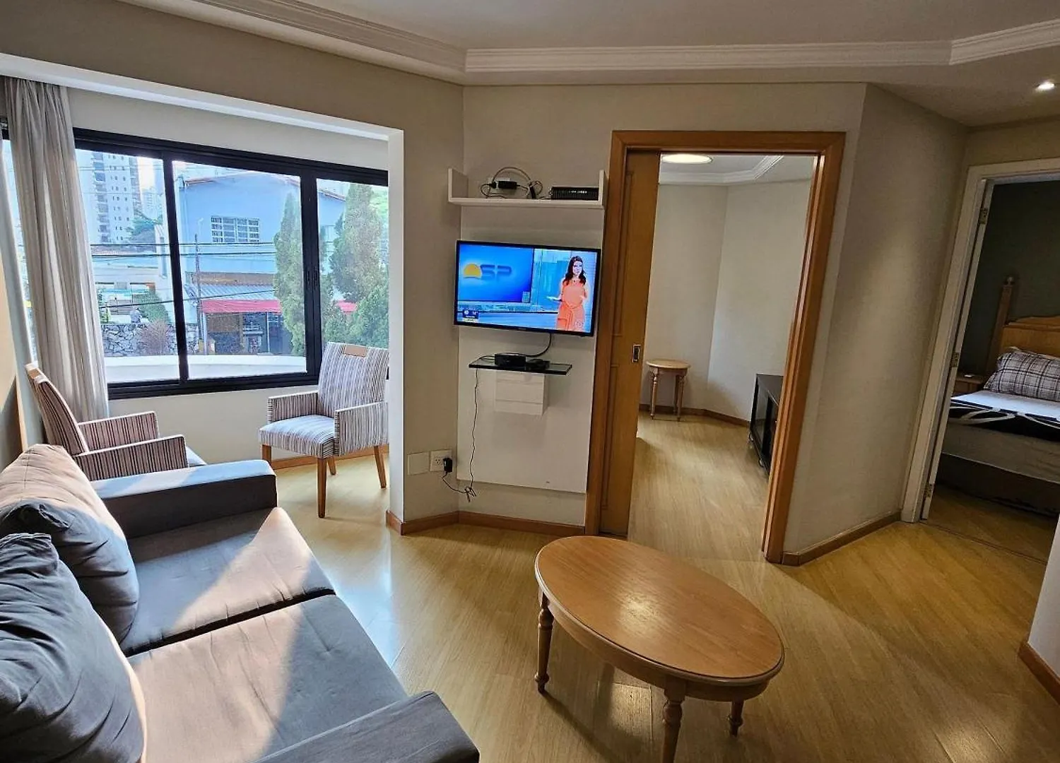 Apartment Flat Apart-Hotel Com Dois Quartos E Dois Banheiros Sao Paulo